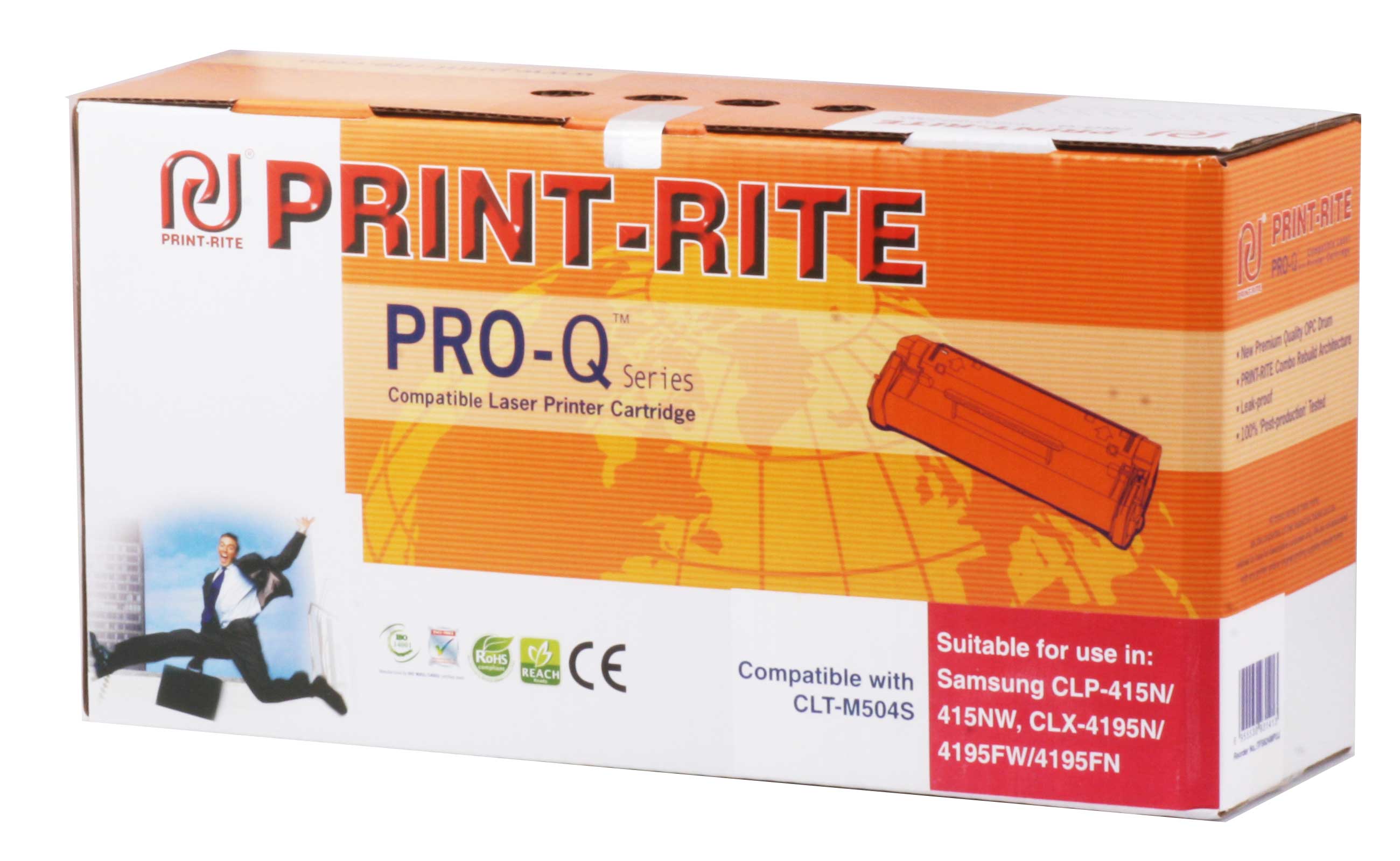 PRINT-RITE SAMSUNG M504 MAGENTA KIRMIZI MUADIL TONER 2.500 SAYFA  SL-C1810W SL-C1860FW