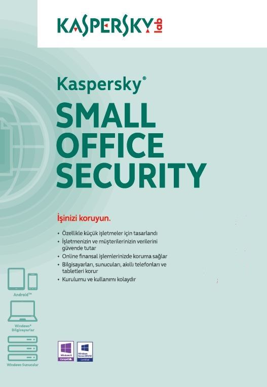 KASPERSKY SMALL OFFICE SECURITY 5PC+5MD+1FS 1 YIL BOX