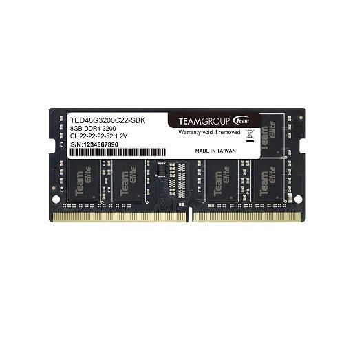 8 GB DDR4 3200 MHZ SODIMM TEAM ELITE TED48G3200C22-S01