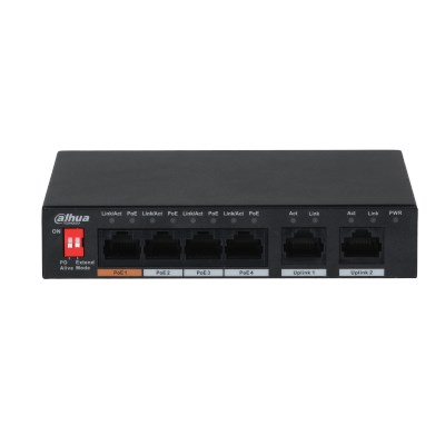 DAHUA PFS3006-4ET-60-V2 4 PORT ETHERNET POE