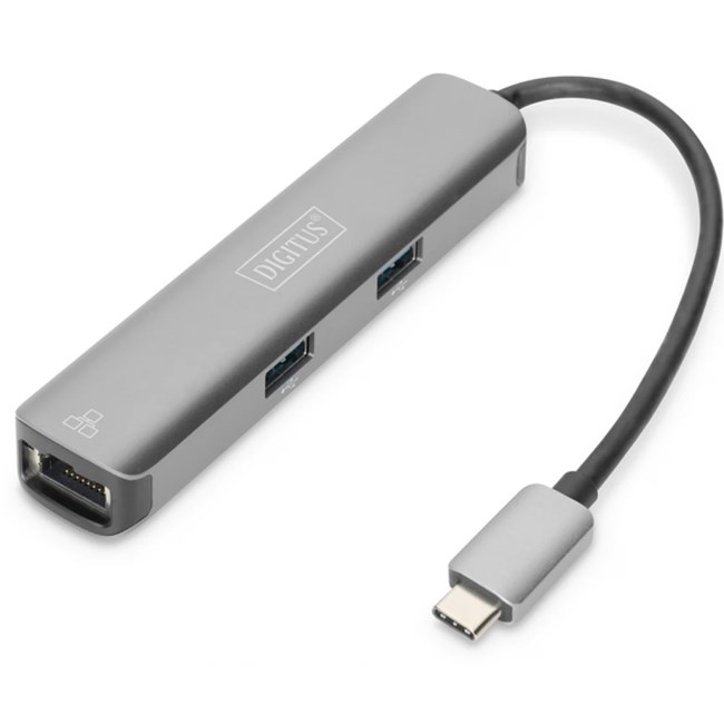 DIGITUS DA-70892 USB TYPE-C TO USB3.0-HDMI-RJ45