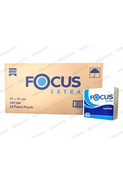 FOCUS PECETE OPTIMUM 30X30CM 100X24 100LU PECETE KOLIDE 24PAKET 5038149