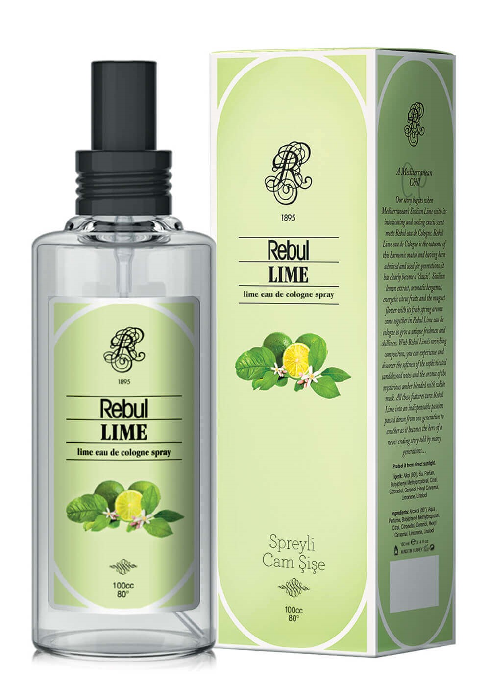 REBUL LIME 125 ML SPREYLI KOLONYA