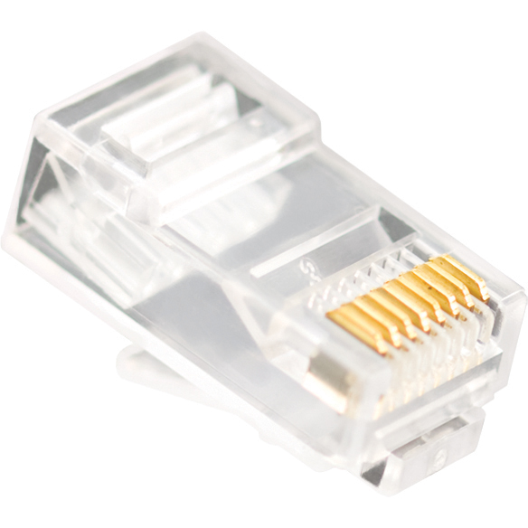 VCOM NM006 20LI PLASTIK RJ45 8P8C CAT6-UTP-RJ45-3U KONNEKTOR