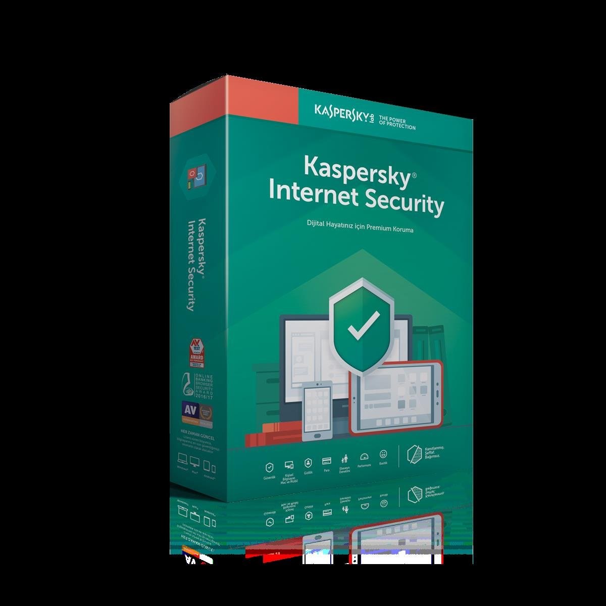 KASPERSKY INTERNET SECURITY MULTI DEVICE 4 KULLANICI 1 YIL...