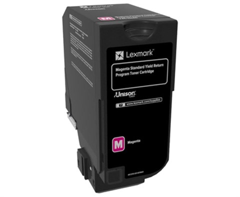 LEXMARK 74C5SM0 7.000 SAYFA MAGENTA KIRMIZI TONER CS720-725 CX725