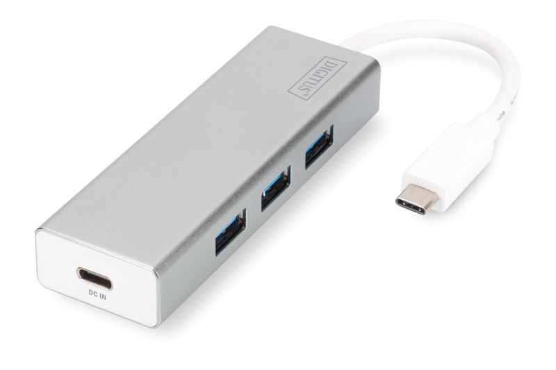 DIGITUS DA-70242 USB 3.0 HUB,3XUSB 3.0PORT,1XUSB