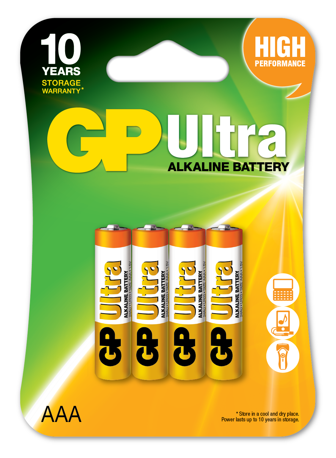 GP R03 AAA BOY ULTRA ALKALIN INCE KALEM PIL 4'LU PAKET GP24AUMB-U4