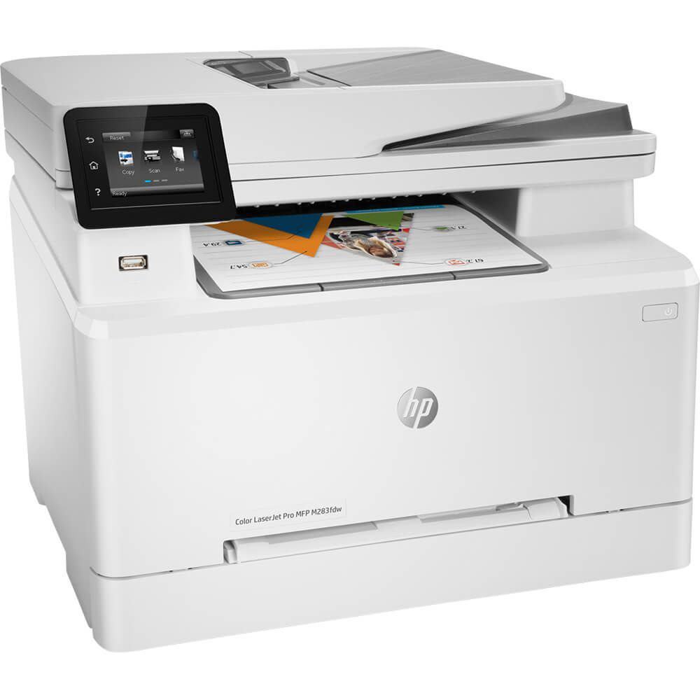 HP 7KW75A LASERJET PRO M283FDW RENKLI LASER MFP WIFI 21-21PPM A4 YAZICI