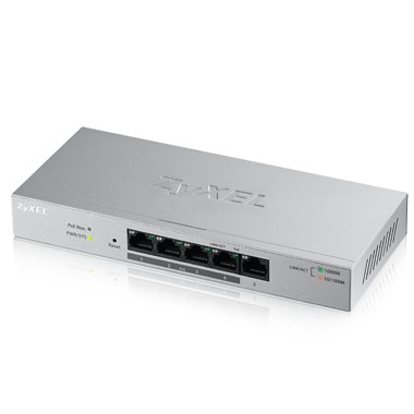 ZYXEL GS1200-5HP 5 PORT 4 PORT POE+ 10-100-1000 YONETILEBILIR SWITCH