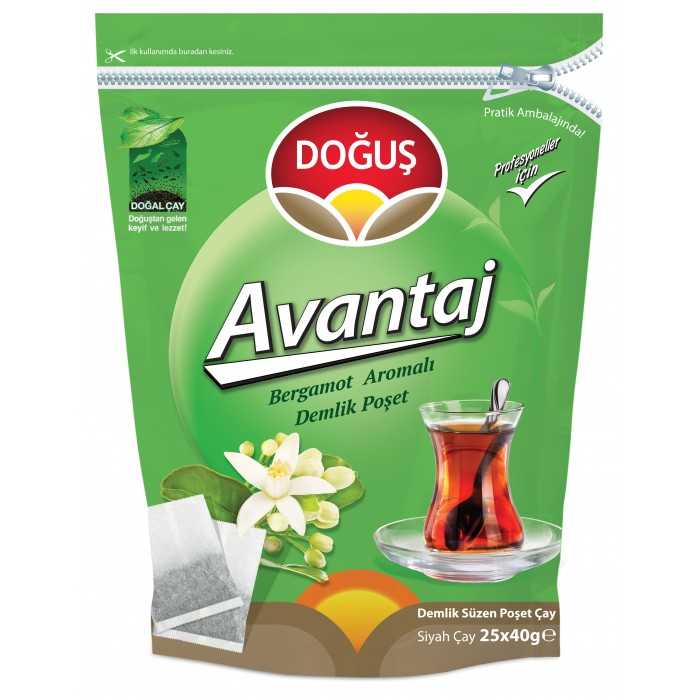 DOGUS AVANTAJ BERGAMOT AROMALI DEMLIK CAY 25X40 GR