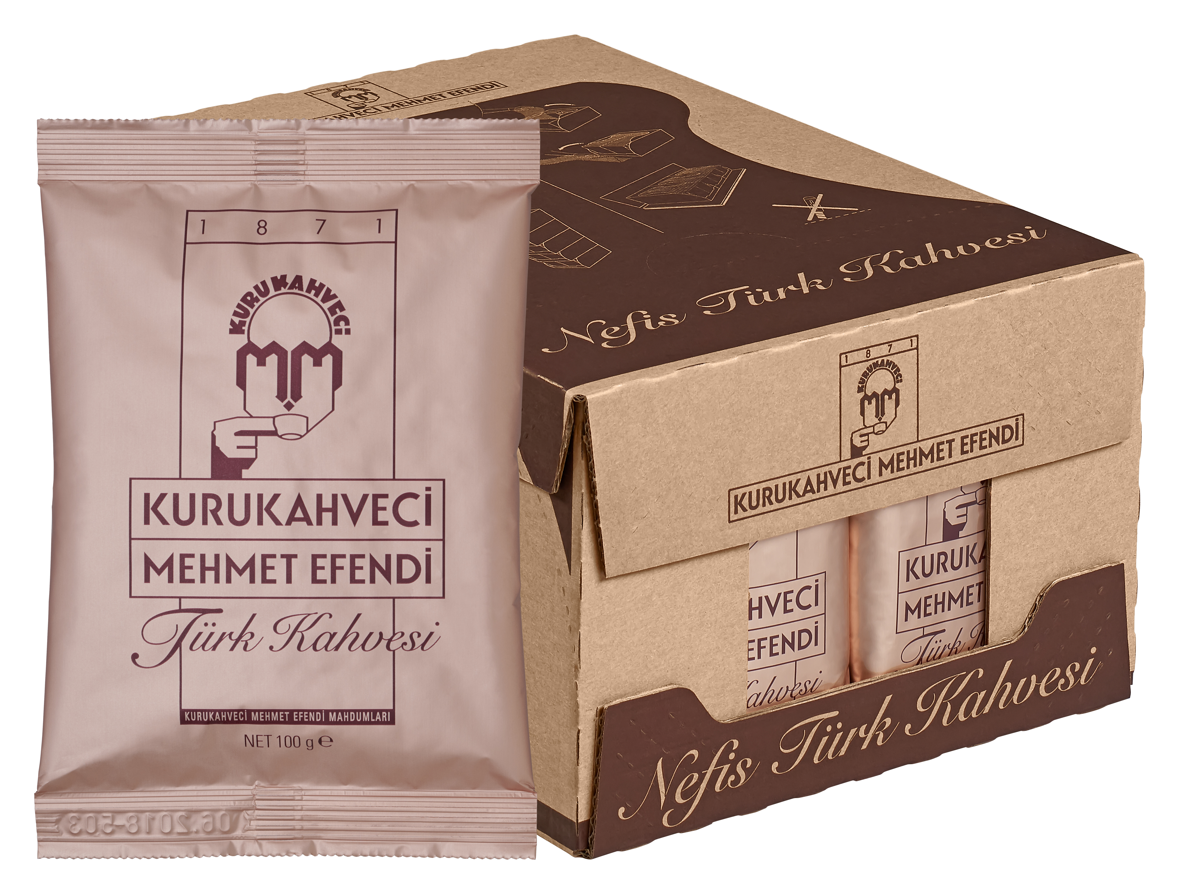 MEHMET EFENDI KAHVE 100 GR KOLIDE 25 PAKET VAR