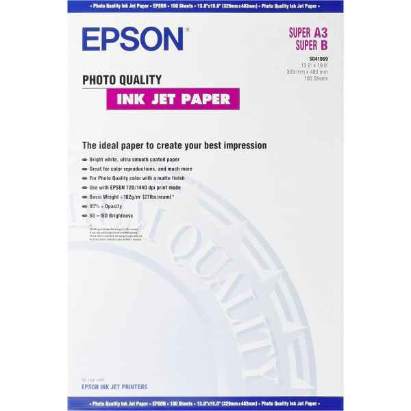 EPSON A3+ 102GRAM 100 ADET FOTOGRAF KAGIDI S041069