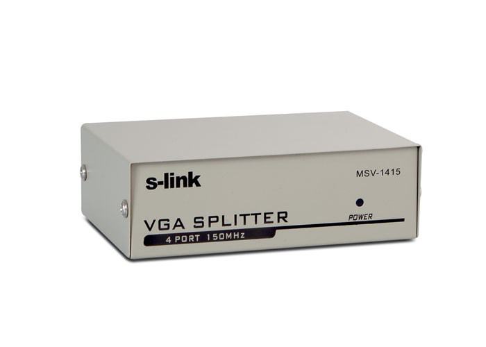 S-LINK MSV-1415 4 VGA 150MHZ MONITOR COKLAYICI