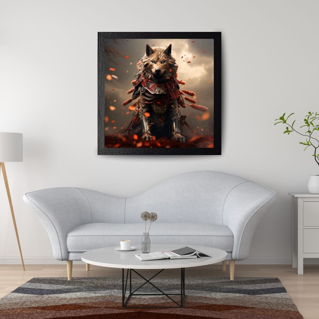 HARD WOLF 60X60 8684660336437 PVC ÇERÇEVESİZ TABLO