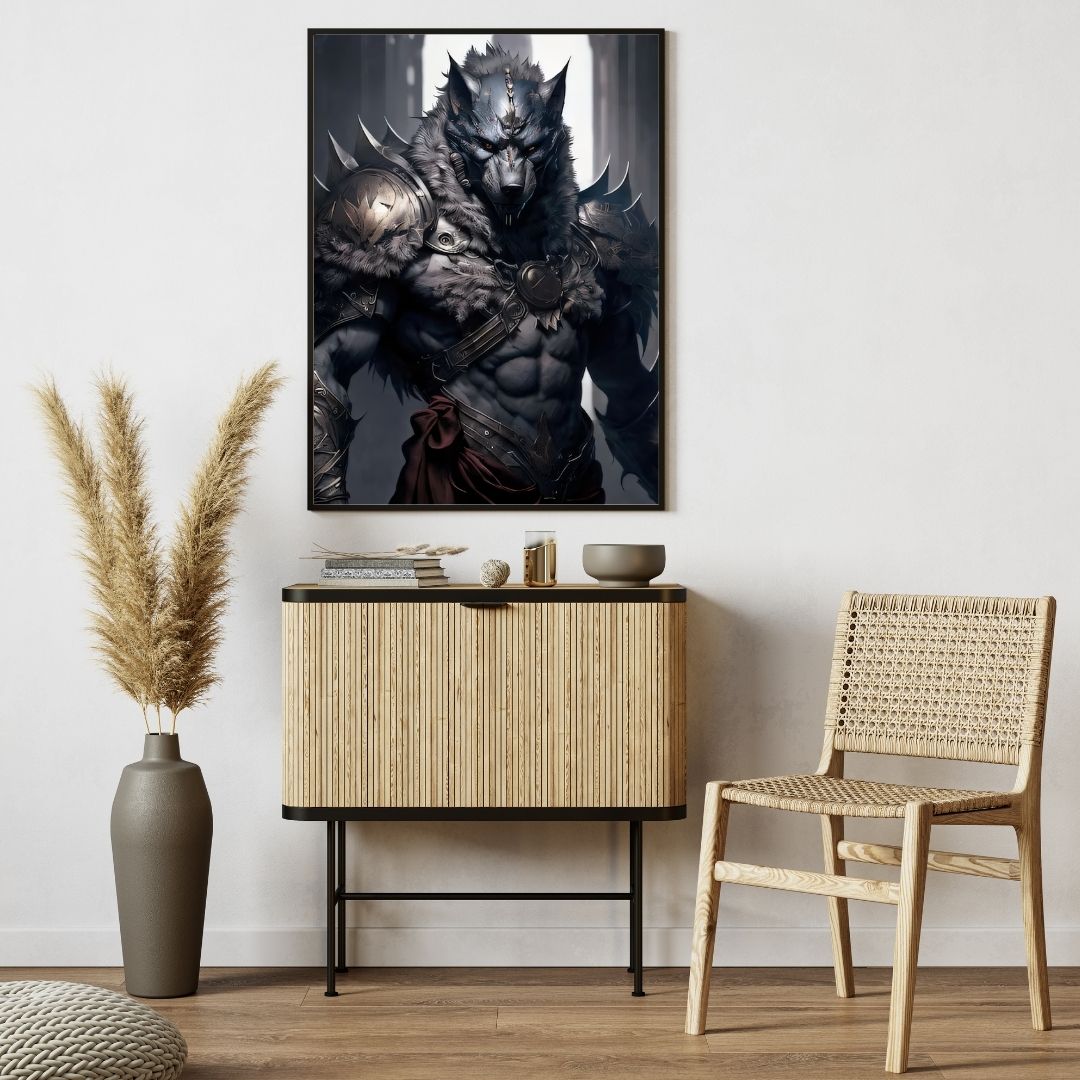 THE WOLF KING IS RETURNED 60x88 8684660336574 PVC ÇERÇEVESİZ TABLO