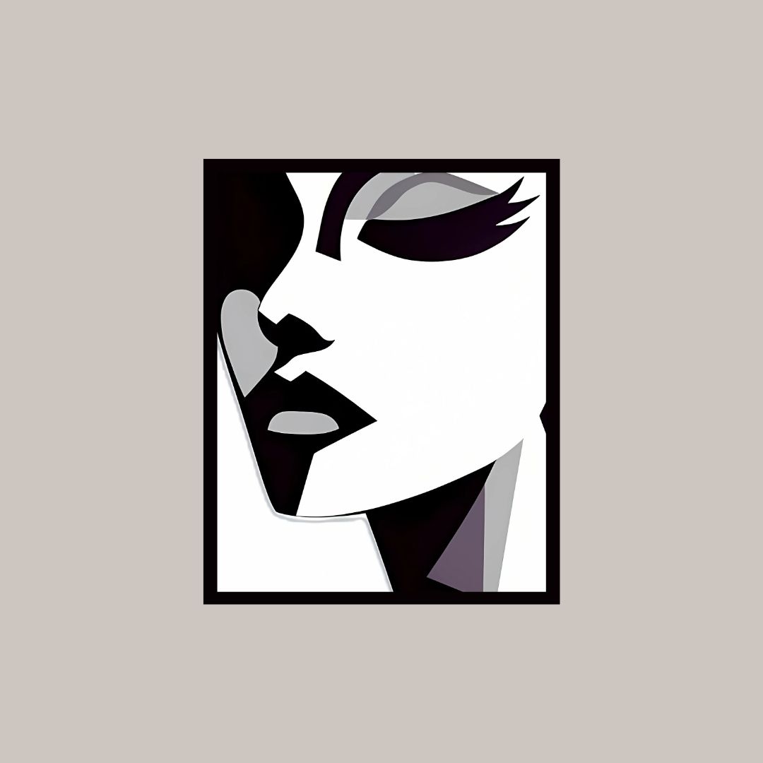 Black Women PVC 3'lü Tablo Seti 20x25 cm Çerçeve Görünümlü