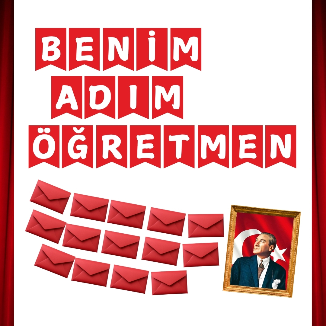 BENİM ADIM ÖĞRETMEN ÖĞRETMENLER GÜNÜ PANO SÜSÜ 