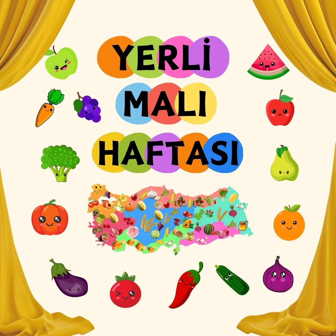 TUTUM VE YERLİ MALI HAFTASI OKUL PANO SÜSÜ 