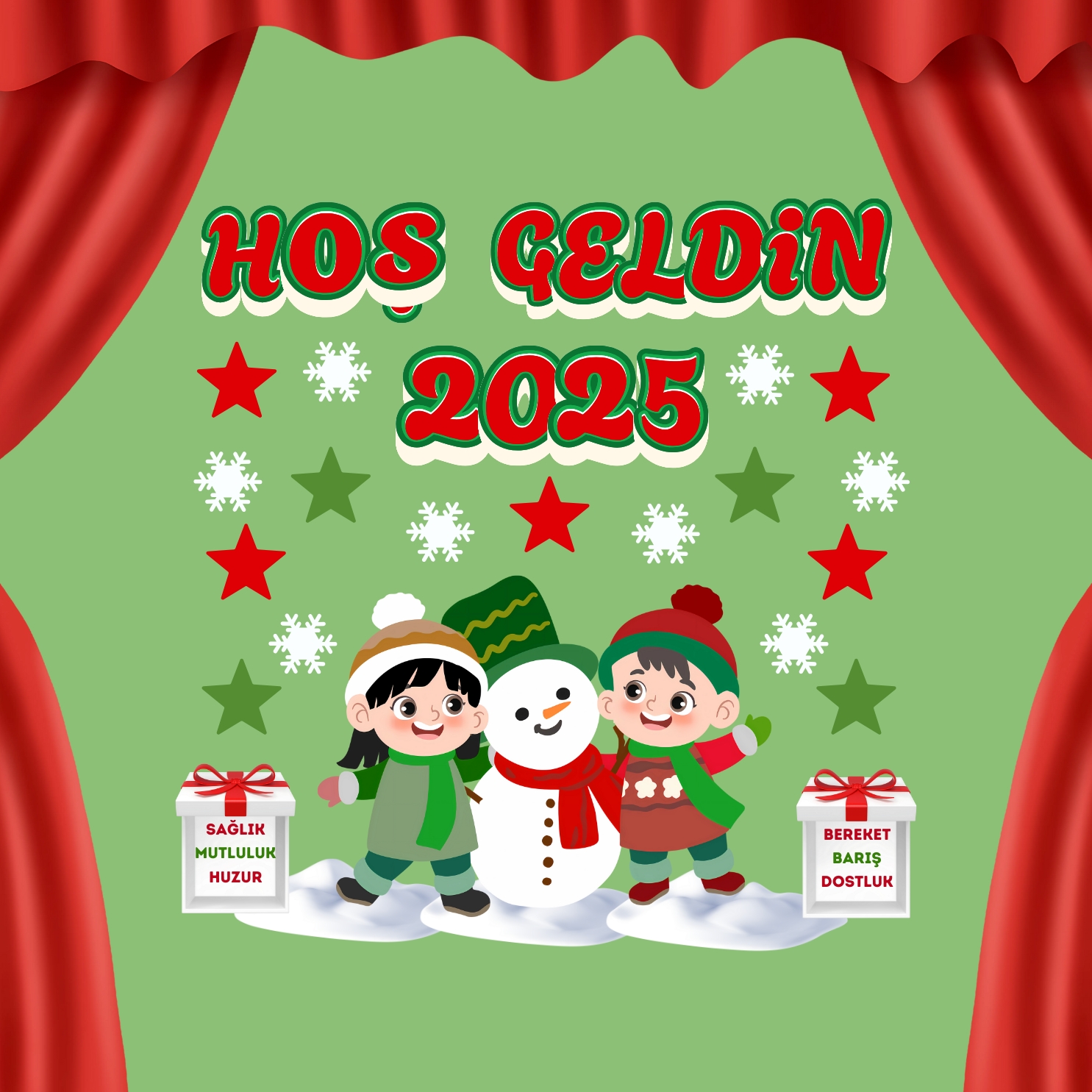 HOŞ GELDİN 2025 OKUL PANO SÜSÜ