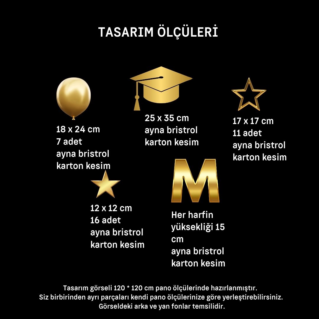 MEZUNİYET PANO SÜSÜ (MEZUN OLUYORUM)