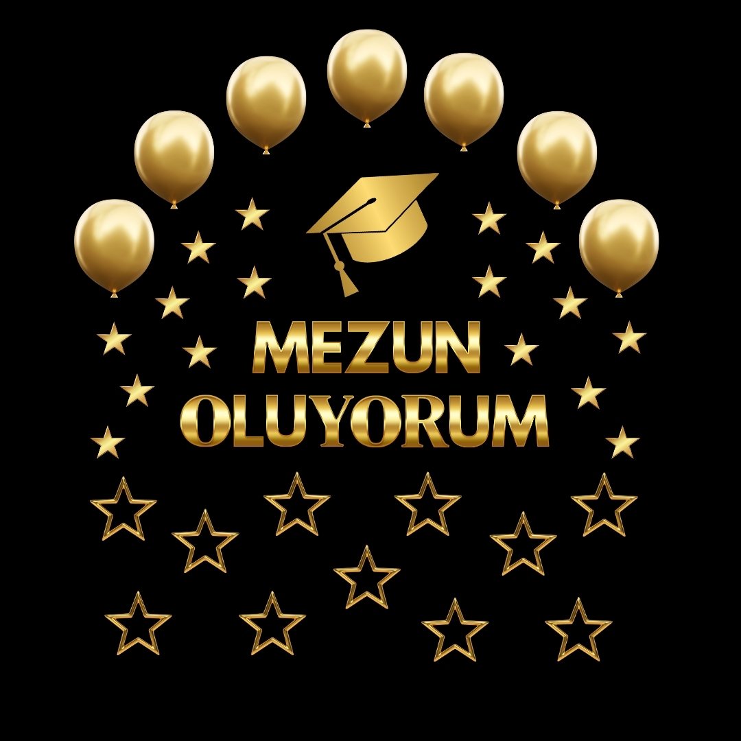 MEZUNİYET PANO SÜSÜ (MEZUN OLUYORUM)