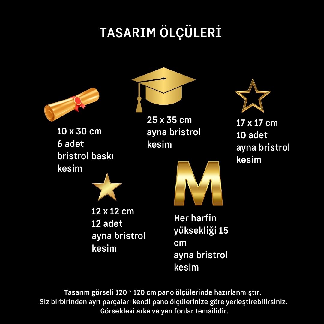 MEZUNİYET PANO SÜSÜ (MEZUNİYET HATIRASI)