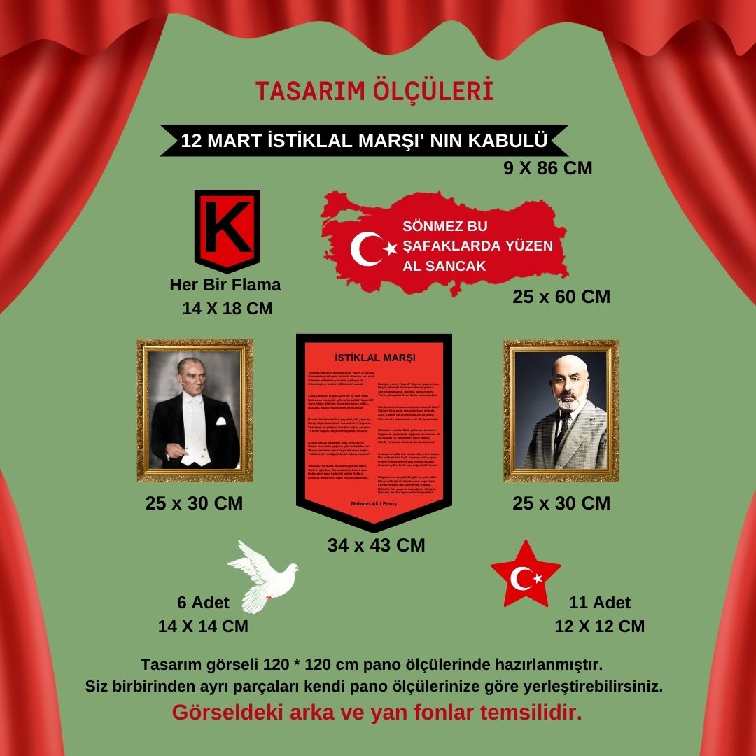 İSTİKLAL MARŞI NIN KABULÜ PANO İSTİKLAL MARŞI NIN KABULÜ PANO
