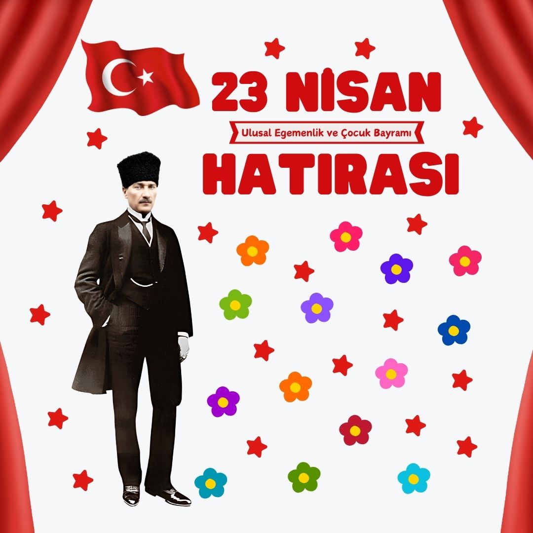 23 NİSAN HATIRASI PANO SÜSÜ
