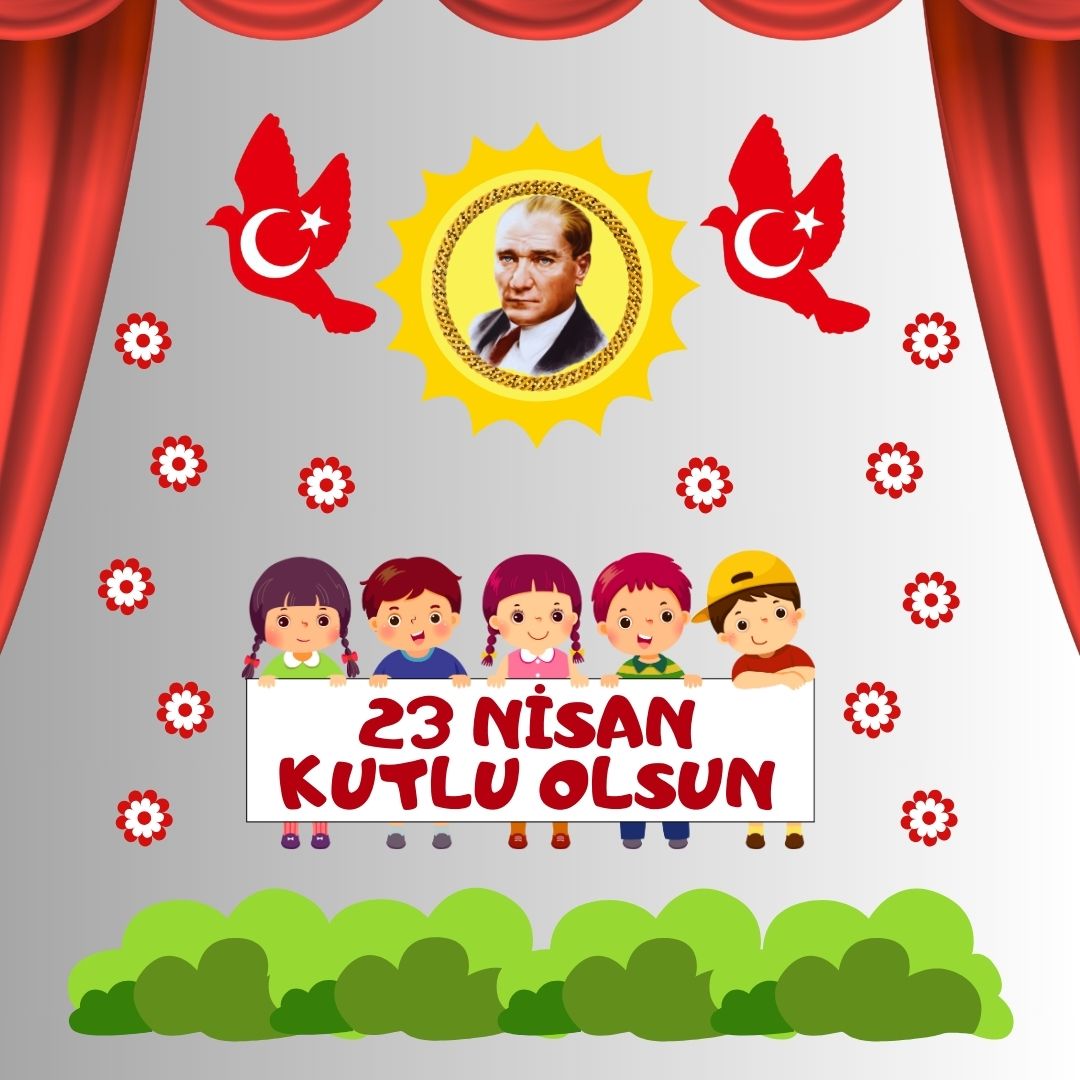 23 NİSAN KUTLU OLSUN PANO SÜSÜ 03