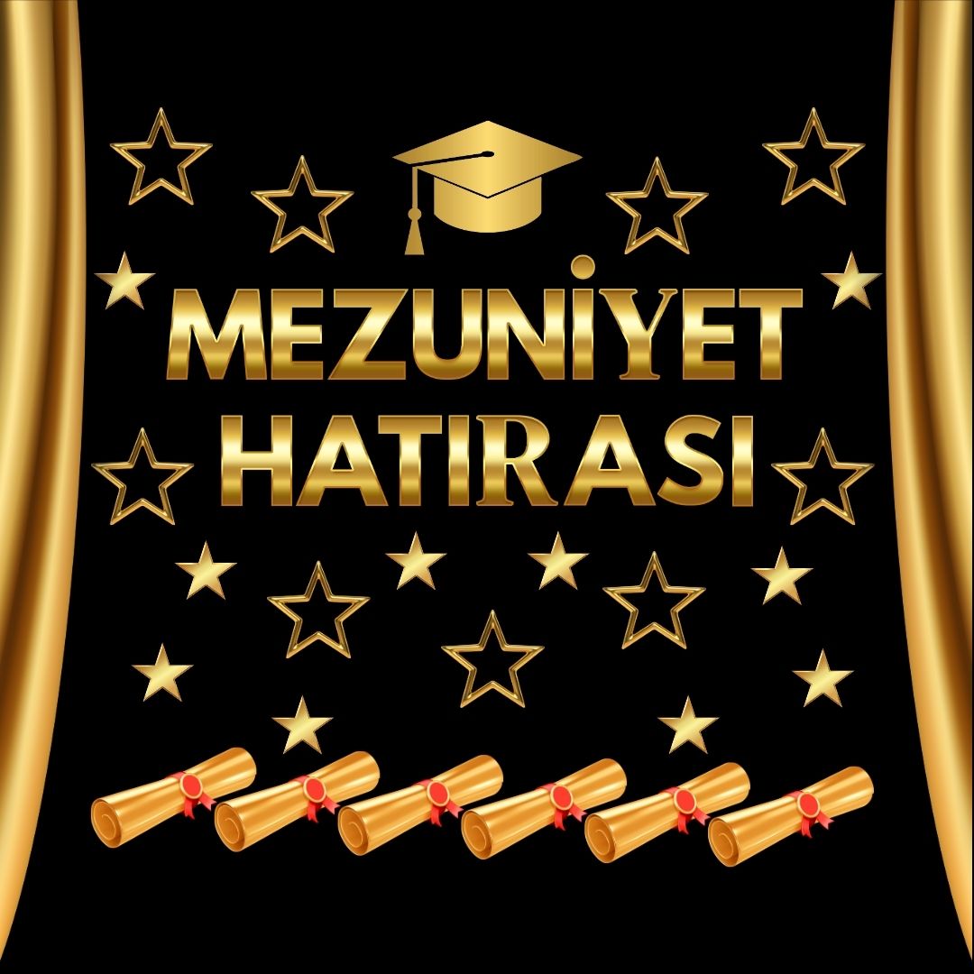 MEZUNİYET HATIRASI YAZILI PANO SÜSÜ