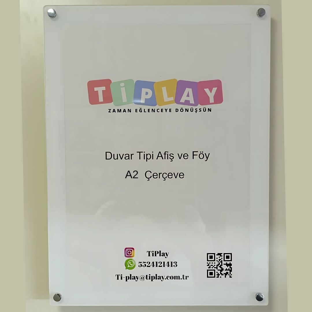 Duvar Tipi Afiş Ve Föy Çerçeve A2