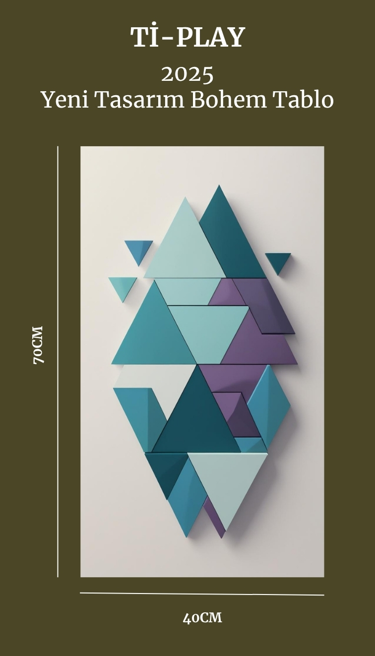 BOHEM TABLO SOYUT ÜÇGENLER, GEOMETRİK, SOYUT ÜÇGENLER BOHEM DUVAR SANATI ÇERÇEVESİZ TABLO BOHEM TABLO SOYUT ÜÇGENLER, GEOMETRİK, SOYUT ÜÇGENLER BOHEM DUVAR SANATI ÇERÇEVESİZ TABLO