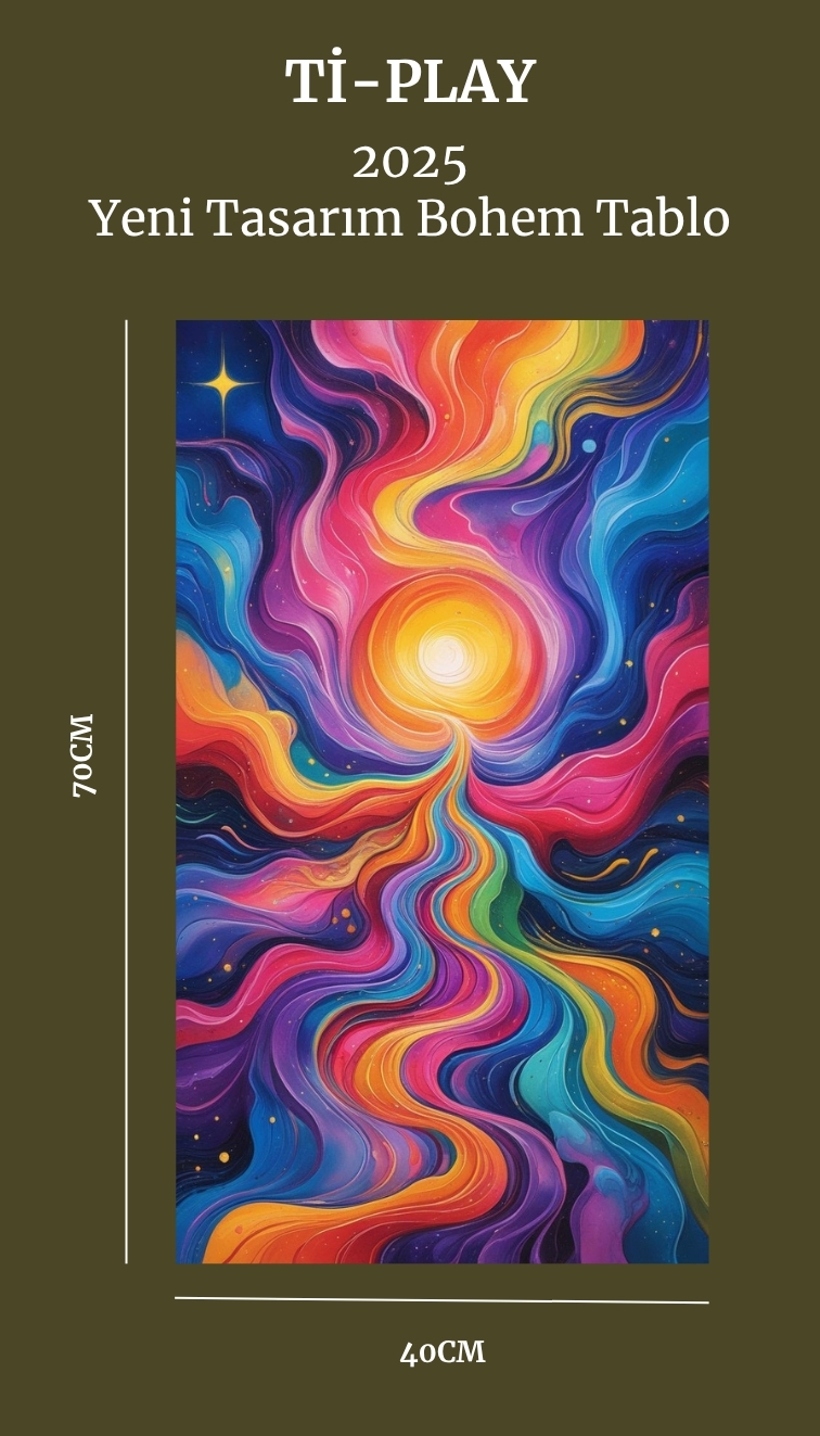 BOHEM TABLO AURA SPİRİTÜEL, CANLI RENKLER, SOYUT BOHEM DUVAR SANATI ÇERÇEVESİZ TABLO BOHEM TABLO AURA SPİRİTÜEL, CANLI RENKLER, SOYUT BOHEM DUVAR SANATI ÇERÇEVESİZ TABLO