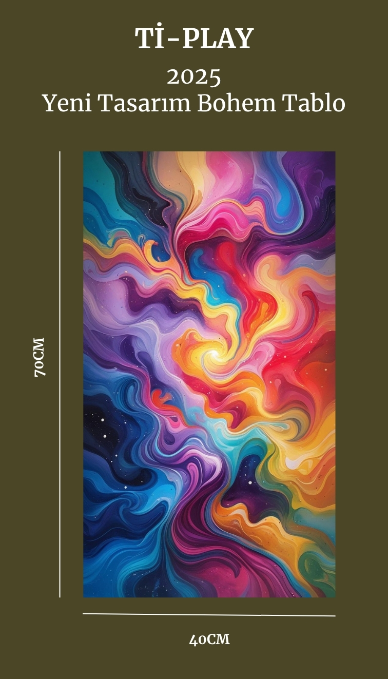 BOHEM TABLO AURA SPİRİTÜEL, CANLI RENKLER, SOYUT BOHEM DUVAR SANATI ÇERÇEVESİZ TABLO BOHEM TABLO AURA SPİRİTÜEL, CANLI RENKLER, SOYUT BOHEM DUVAR SANATI ÇERÇEVESİZ TABLO