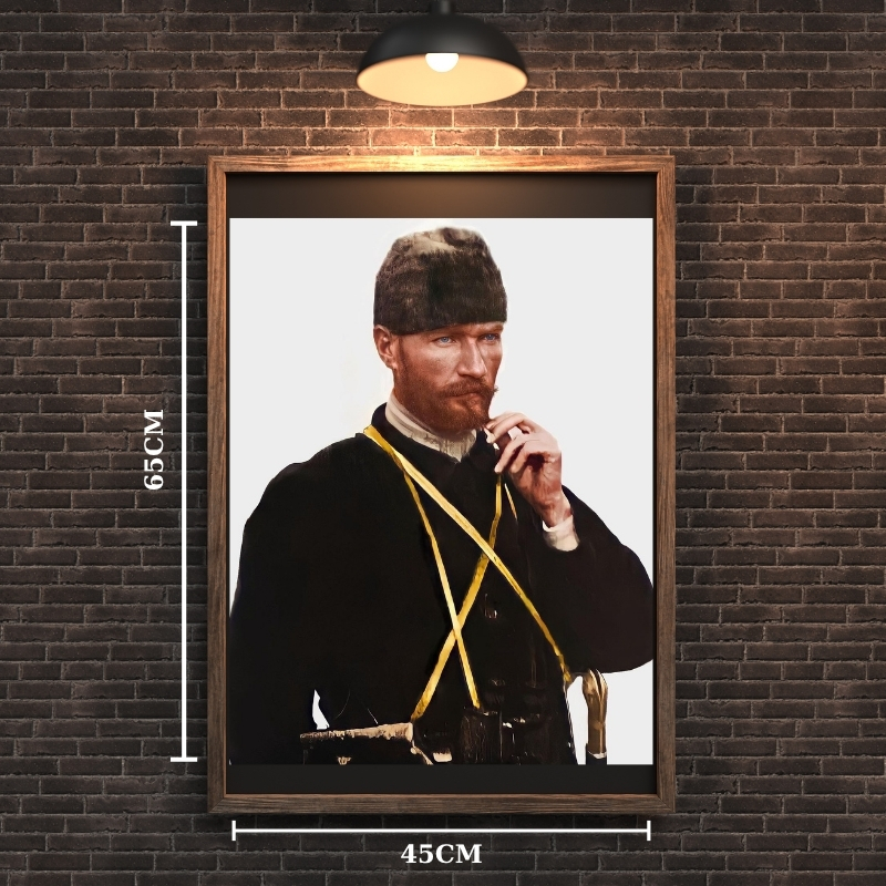 ATATÜRK TABLO SERİSİ 15 ÇERÇEVESİZ 45X65CM PVC TABLO