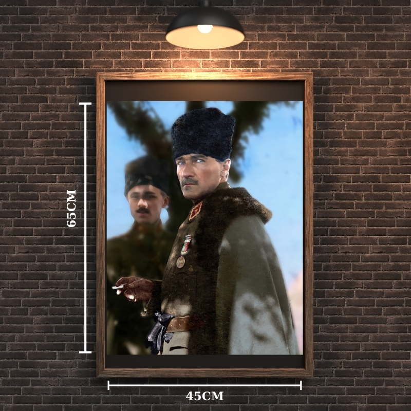 ATATÜRK TABLO SERİSİ 16 ÇERÇEVESİZ 45X65CM PVC TABLO