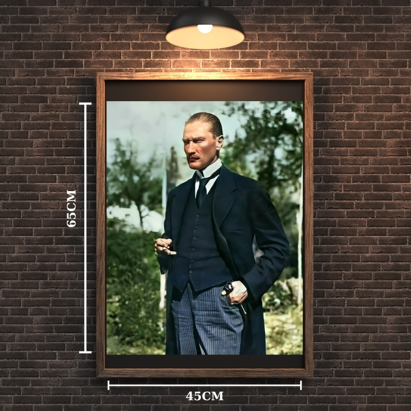 ATATÜRK TABLO SERİSİ 26 ÇERÇEVESİZ 45X65CM PVC TABLO