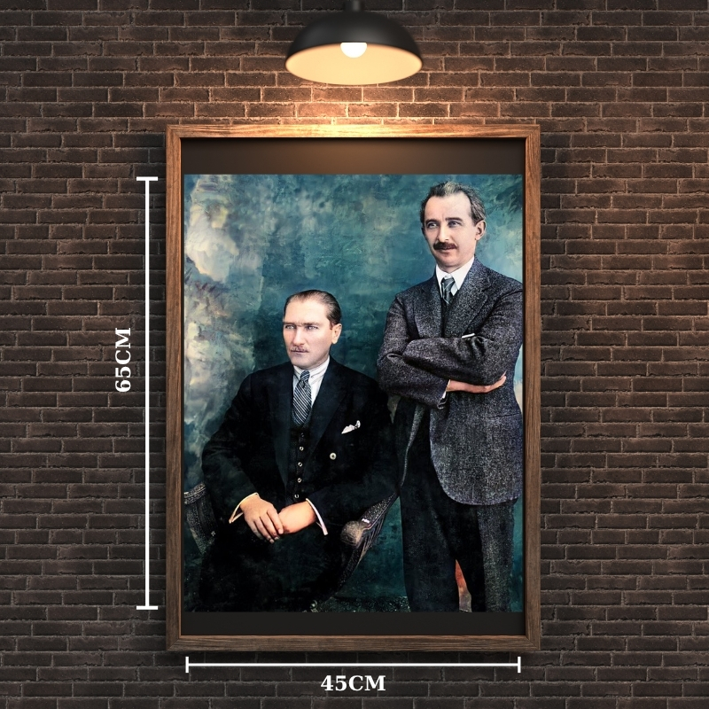ATATÜRK TABLO SERİSİ 29 ÇERÇEVESİZ 45X65CM PVC TABLO