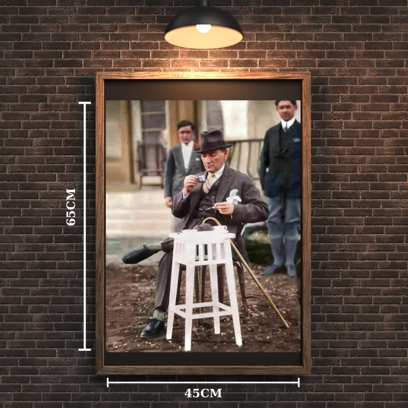 ATATÜRK TABLO SERİSİ 31 ÇERÇEVESİZ 45X65CM PVC TABLO