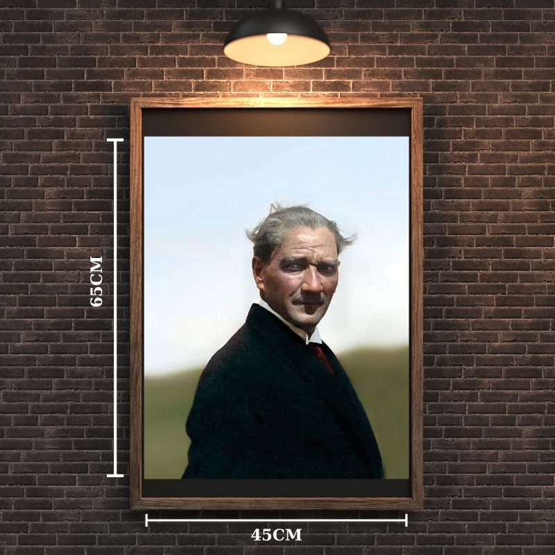 ATATÜRK TABLO SERİSİ 33 ÇERÇEVESİZ 45X65CM PVC TABLO