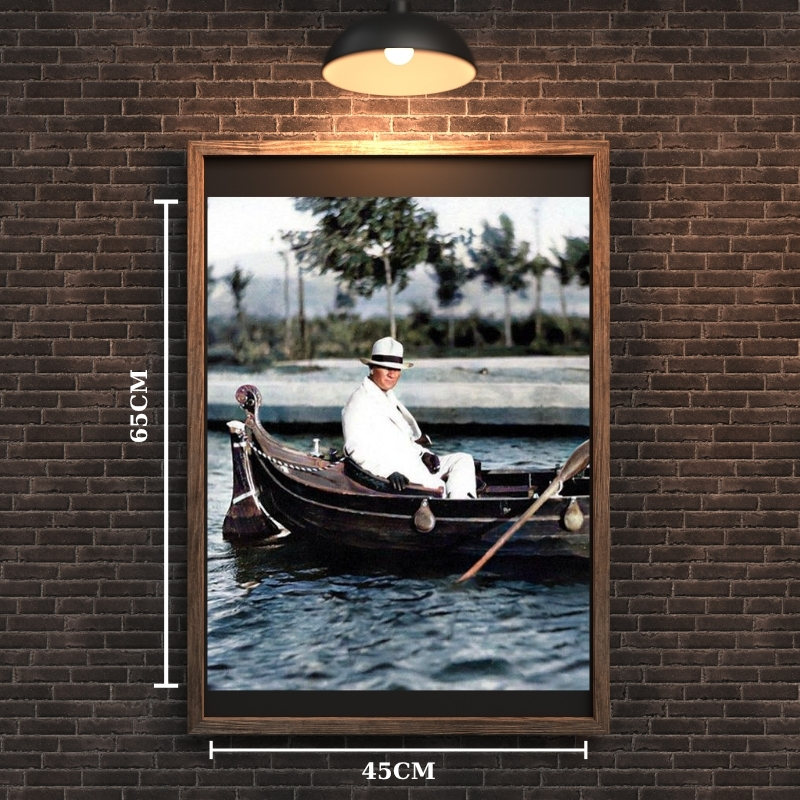 ATATÜRK TABLO SERİSİ 35 ÇERÇEVESİZ 45X65CM PVC TABLO