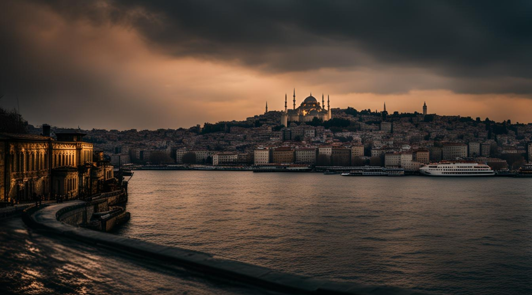 İSTANBUL MANZARLARI 02 ÇERÇEVESİZ 90X60CM PVC TABLO