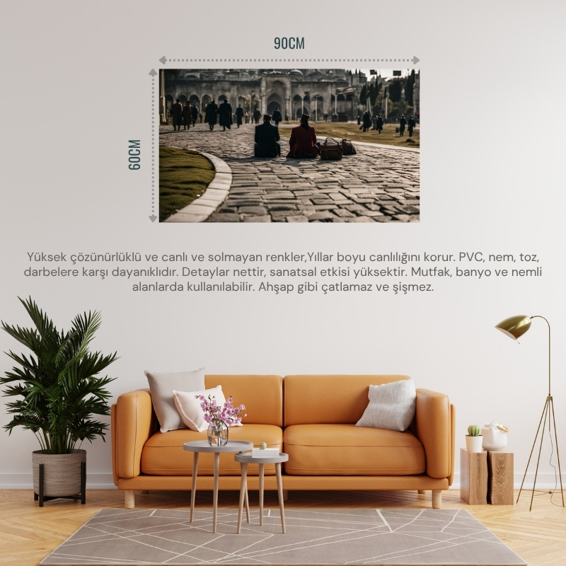 İSTANBUL MANZARLARI 03 ÇERÇEVESİZ 90X60CM PVC TABLO