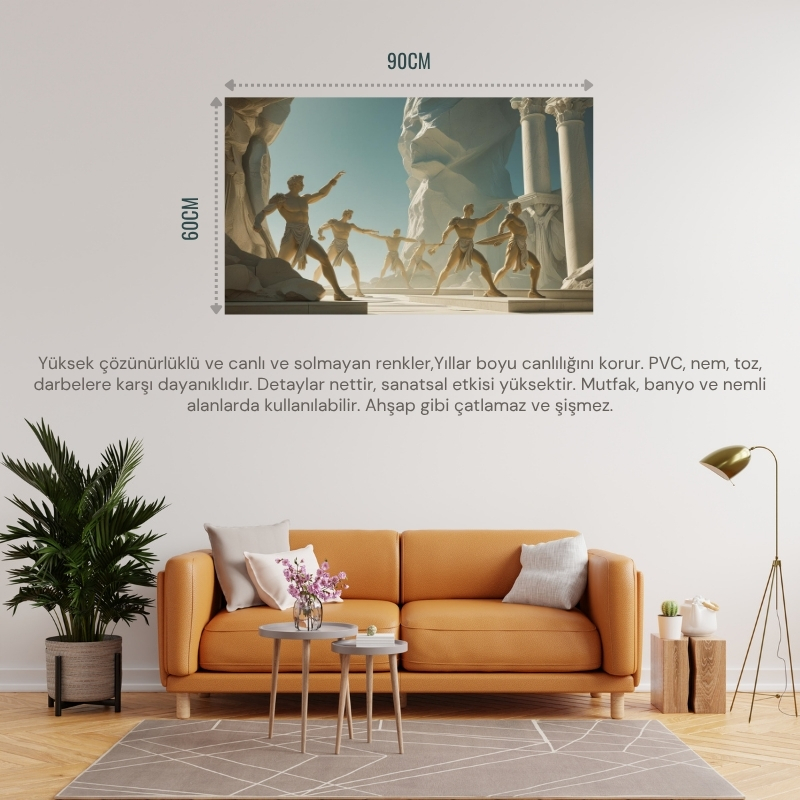SOYUT TABLO FANTASTİK NİŞ 04 ÇERÇEVESİZ 90X60CM PVC TABLO