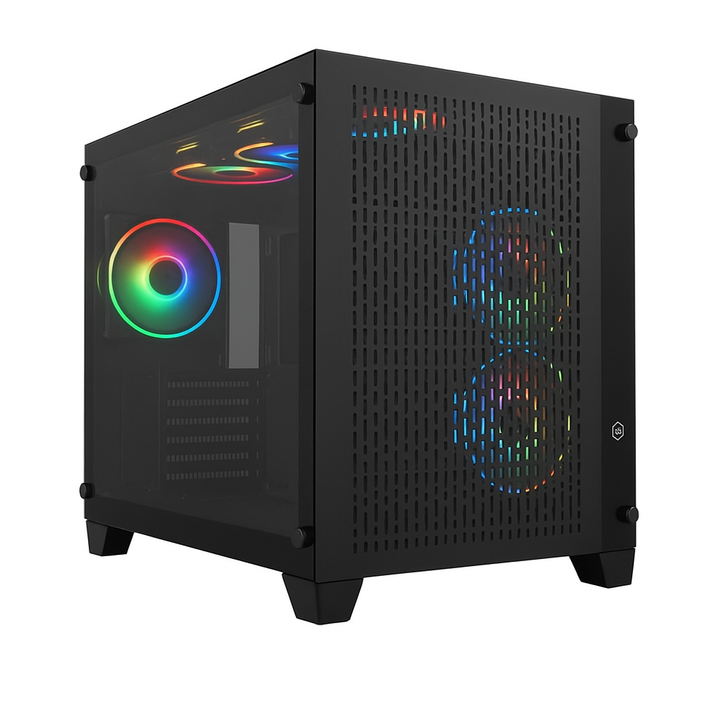 OEM MUADİL 9505G ve 9510G UYUMLU MESH KISA DİKEY ÇİZGİ HAVALANDIRMA ÖN PANEL SİYAH