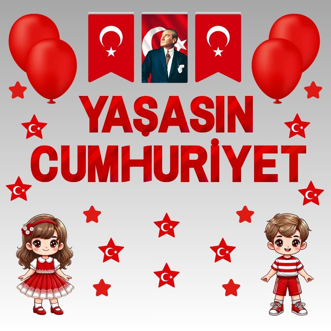 YAŞASIN CUMHURİYET OKUL PANO SÜSÜ 02