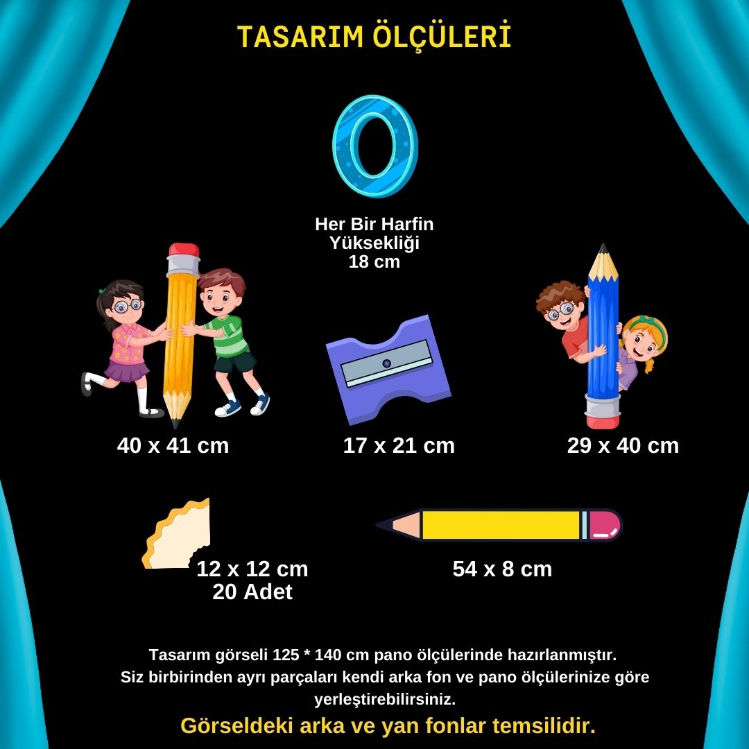 OKULDA İLK GÜNÜM PANO SÜSÜ
