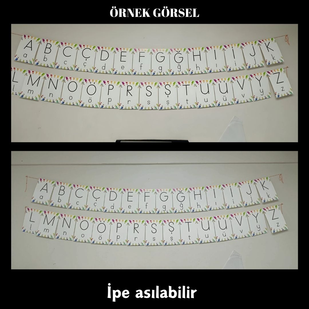 İLKOKUL ALFABE KARTLARI 03 ASILABİLİR İLKOKUL ALFABE KARTLARI 03 ASILABİLİR