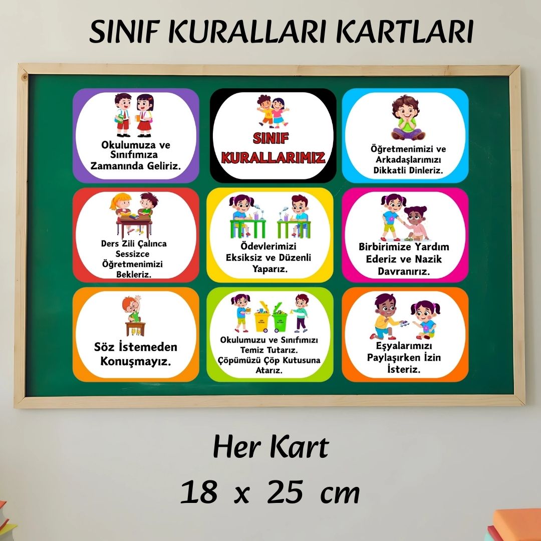 SINIF KURALLARI KARTLARI